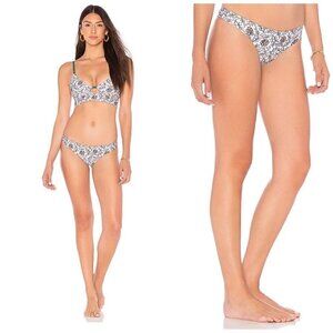 NWT Tavik Ali Mini Swim Bottom in Light Blue Wild Flower - Large
